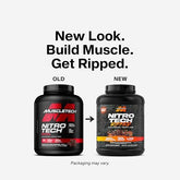 Muscletech, Nitro Tech, Ripped, Ultimate Protein + Weight Loss Formula, Chocolate Fudge Brownie, 4.00 lbs (1.82 kg)